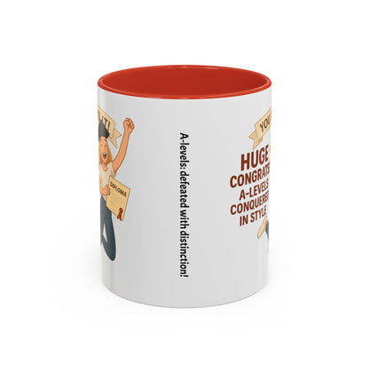 Celebratory Graduation Coffee Mug - 'You Did It!' A-Levels