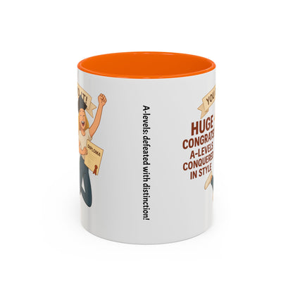 Celebratory Graduation Coffee Mug - 'You Did It!' A-Levels