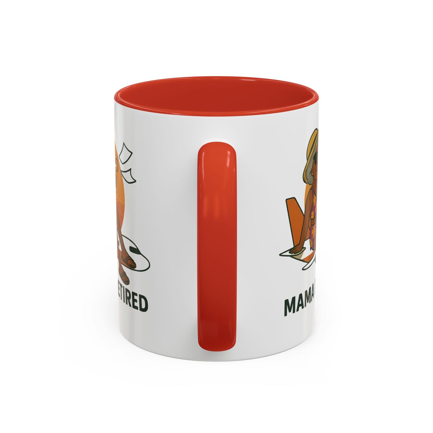 Charming Retired Mama Coffee Mug - Fun Gift for Retirement Celebration