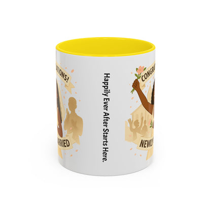 Newly Married Congratulations Coffee Mug - Celebrate Love & New Beginnings