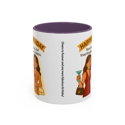 Timeless Birthday Accent Coffee Mug - Perfect Gift for Celebrations