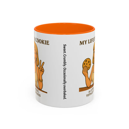 Funny Life is a Cookie Coffee Mug - Perfect for Treat Lovers
