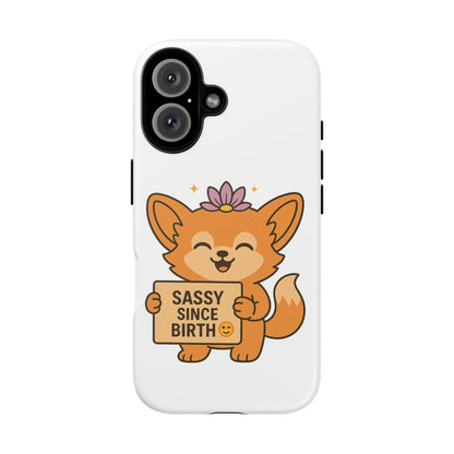 Cute Sassy Phone Case - Adorable Animal Design, Unique Gift for Pet Lovers, Fun Birthday Present, Stylish Phone Accessory, Playful