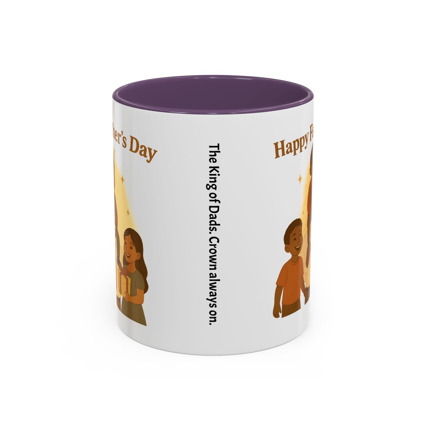 Happy Father's Day Coffee Mug - Celebrate Dad with Joyful Family Design