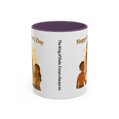 Happy Father's Day Coffee Mug - Celebrate Dad with Joyful Family Design