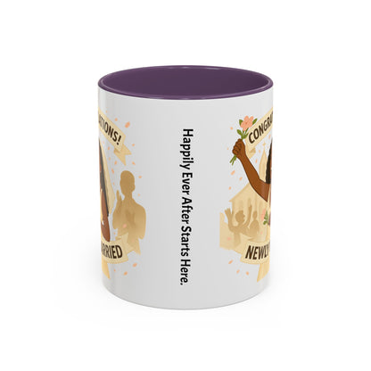 Newly Married Congratulations Coffee Mug - Celebrate Love & New Beginnings