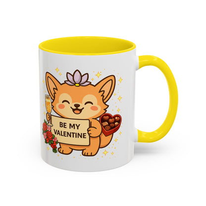 Valentine Coffee Mug  "Be My Valentine" Gift