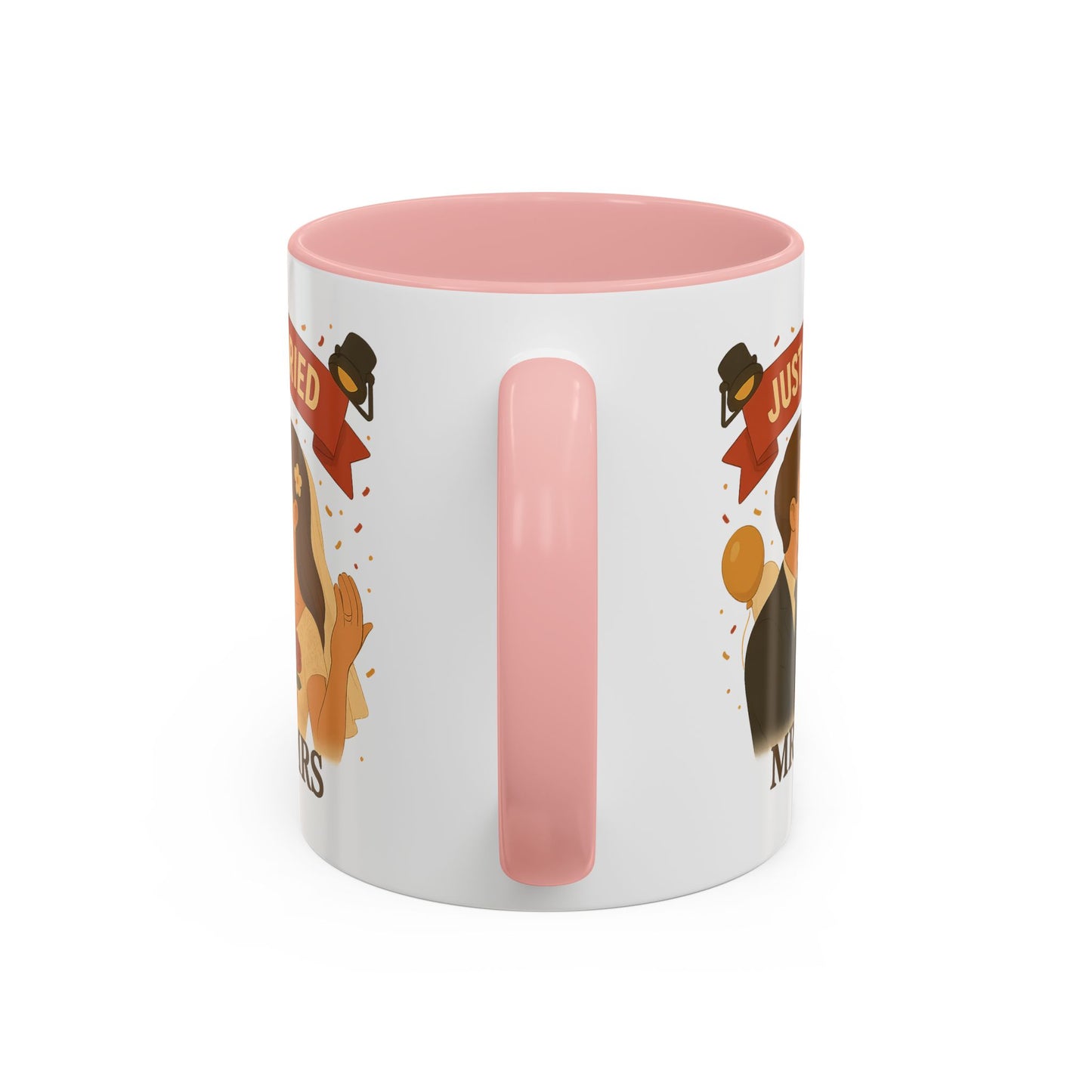 Just Married Coffee Mug | Wedding Gift | Newlywed Coffee Cup | Mr & Mrs Mug | Bride and Groom Drinkware