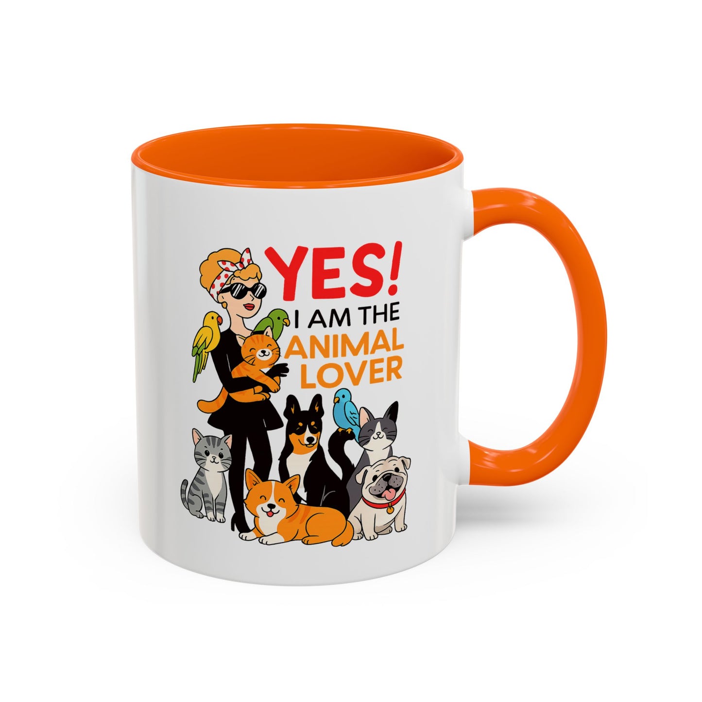 Animal Lover Coffee Mug - Perfect Gift for Pet Owners, Animal Enthusiasts, Dog Lovers, Cat Lovers