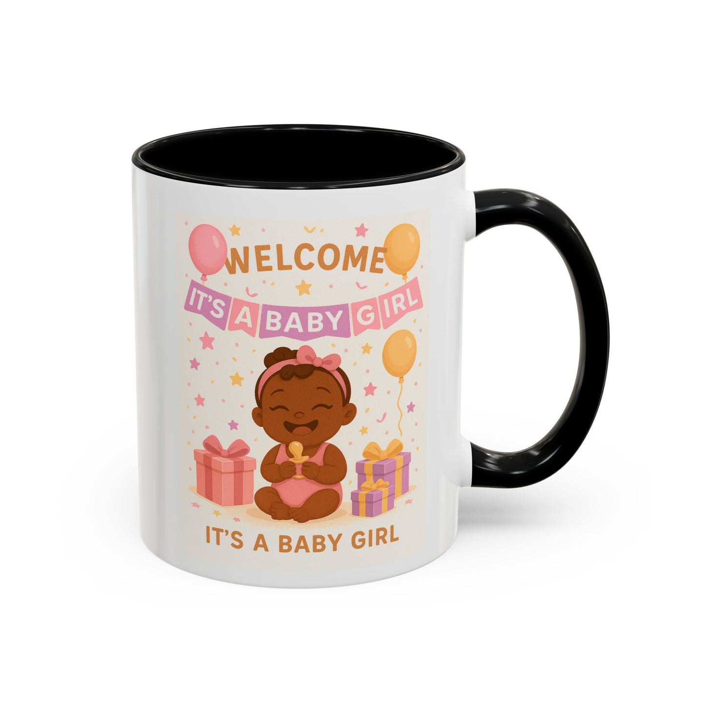 Welcome Baby Girl Coffee Mug | Cute Drinkware, Celebration Mug