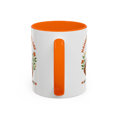 Happy Mother's Day Coffee Mug - Every Queen Deserves Her Day - Afro