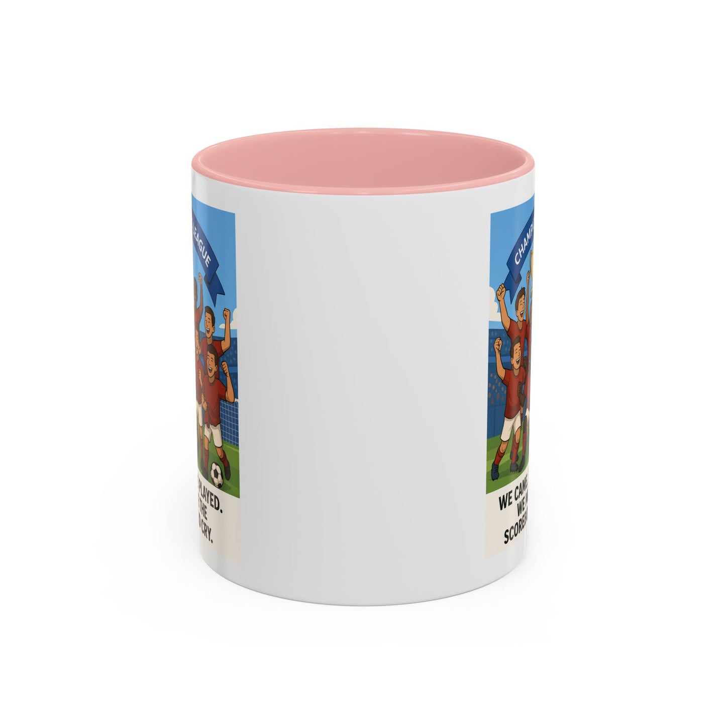 We came, We played, we conquered football Coffee Mug