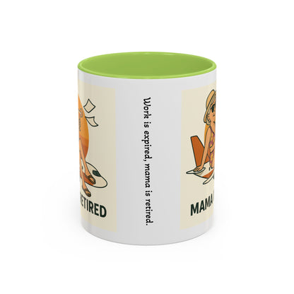 Retirement Celebration Coffee Mug - Mama is Retired