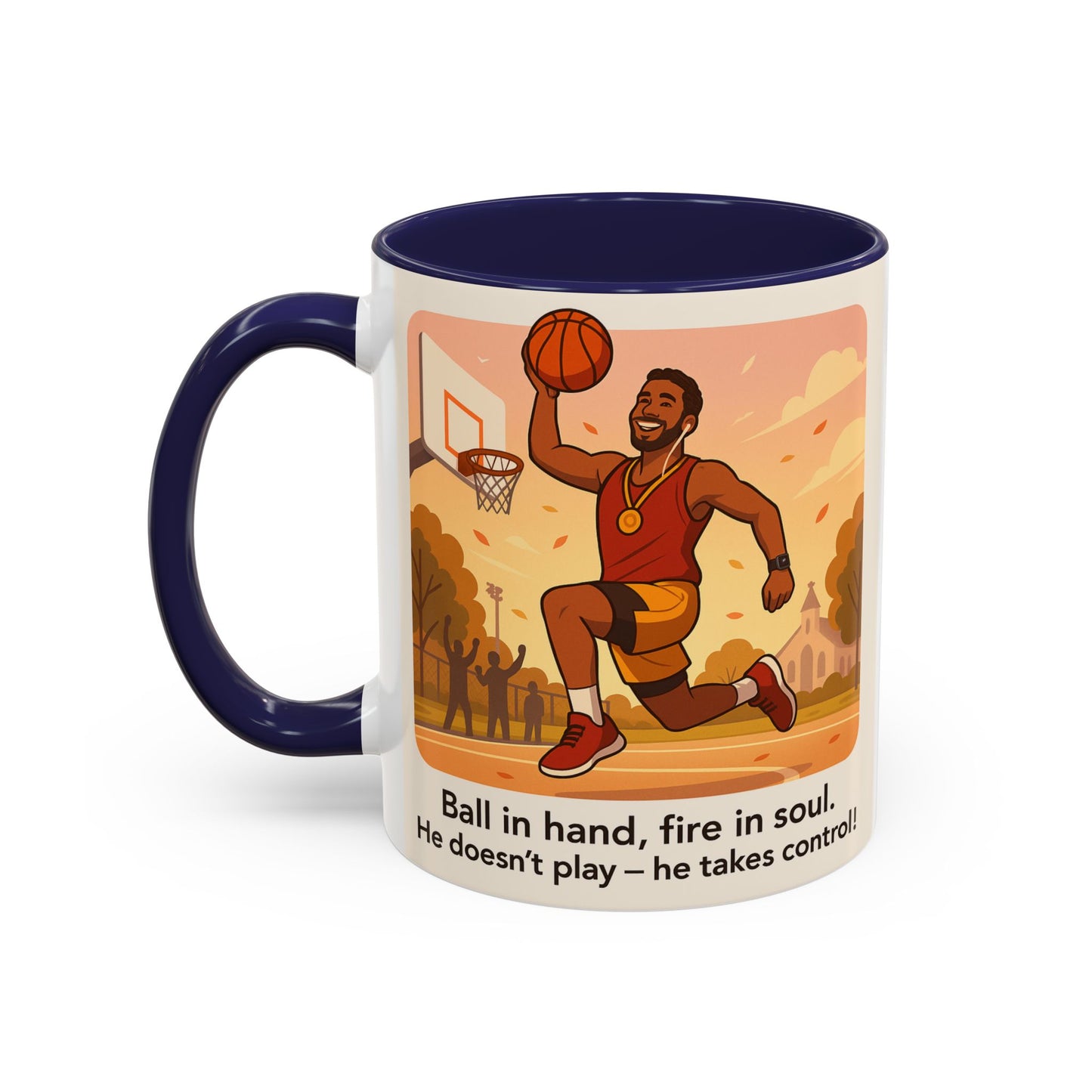 Basketball Motivational Coffee Mug for sport lovers - 11oz & 15oz with Inspirational Quote
