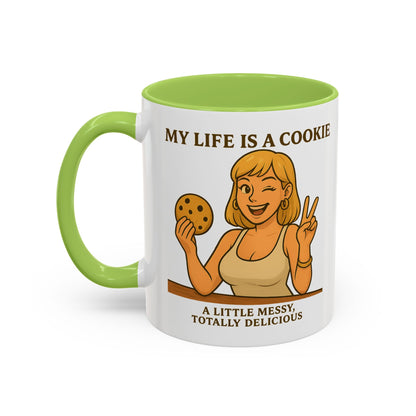 Funny Life is a Cookie Coffee Mug - Perfect for Treat Lovers